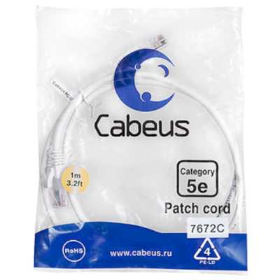 Cabeus PC-UTP-RJ45-CAT.5E-1M-WH