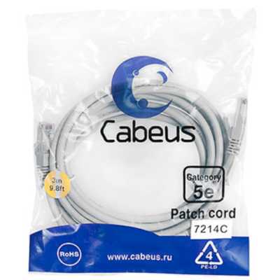 Cabeus PC-UTP-RJ45-CAT.5E-3M