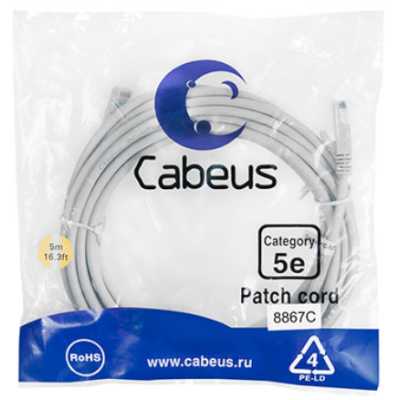 Cabeus PC-UTP-RJ45-CAT.5E-5M-LSZH
