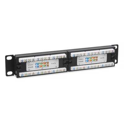 патч-панель Cabeus PL-12-CAT.5E 10"-DUAL