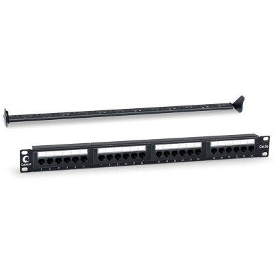 патч-панель Cabeus PL-24-CAT.5E-DUAL