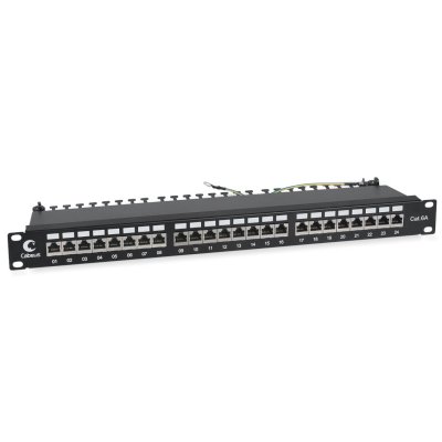 патч-панель Cabeus PL-24-Cat.6a-SH-Dual