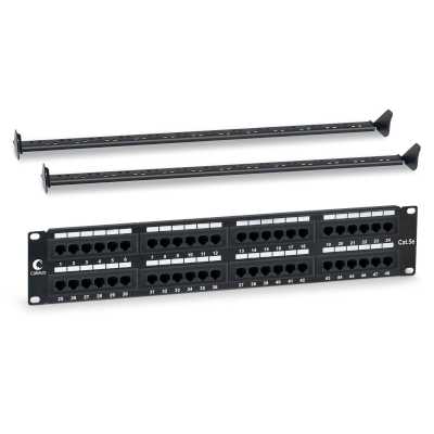 патч-панель Cabeus PL-48-CAT.5E-DUAL