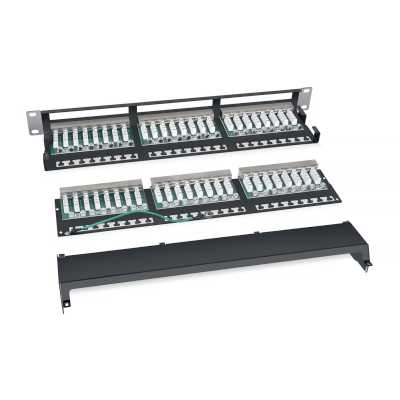 патч-панель Cabeus PLHD-48-CAT.6-SH-DUAL IDC-1U