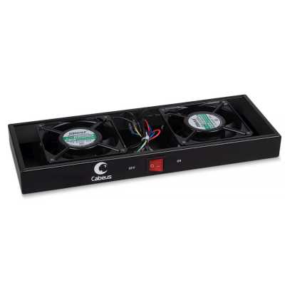 модуль вентиляторный Cabeus TRAY-FAN2-BK