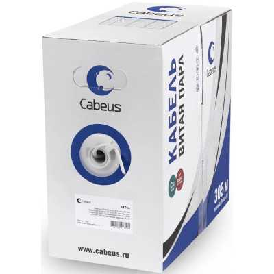 витая пара Cabeus UTP-4P-CAT.6-SOLID-LSLTX-GY