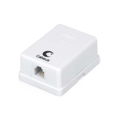 розетка телефонная Cabeus WS-6P4C-TEL-1