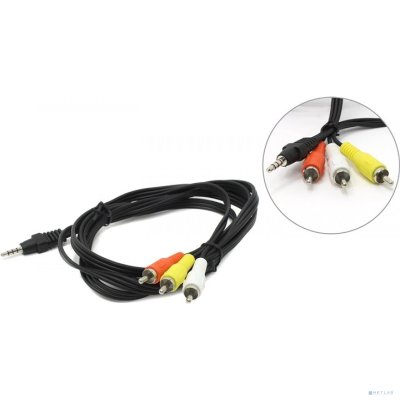 кабель аудио Cablexpert CCA-4P2R-2M