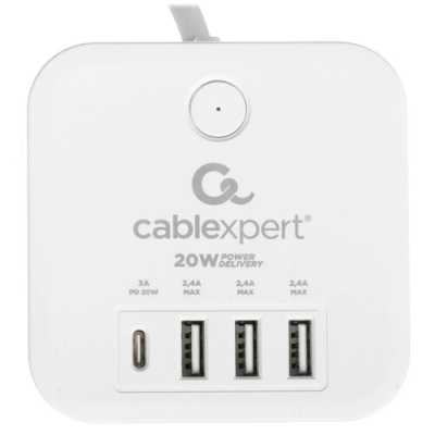 сетевой фильтр Cablexpert Cube CUBE-3-CU3-W-1.5