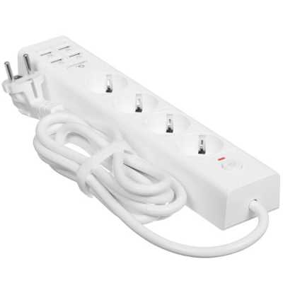 сетевой фильтр Cablexpert Exnovo EXN-4-U4-W-2