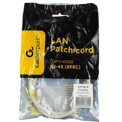 патч-корд Cablexpert PP6U-0.5M