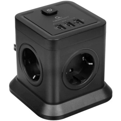 сетевой фильтр Cablexpert Tower TWR-4-U3-B-2