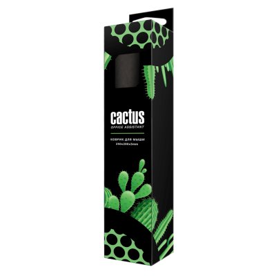 коврик для мыши Cactus Black Mesh CS-MP-D02S