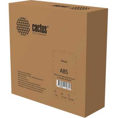 пластик для 3D принтера Cactus CS-3D-ABS-1KG-WHITE