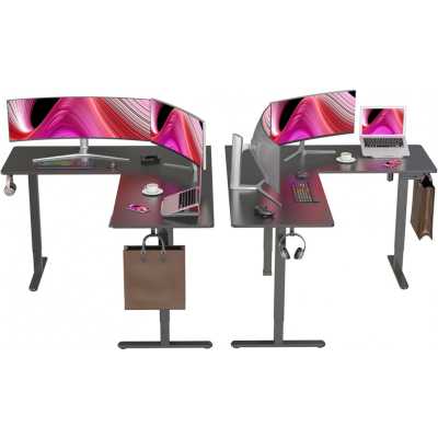 стол компьютерный Cactus CS-EDXL-BBK