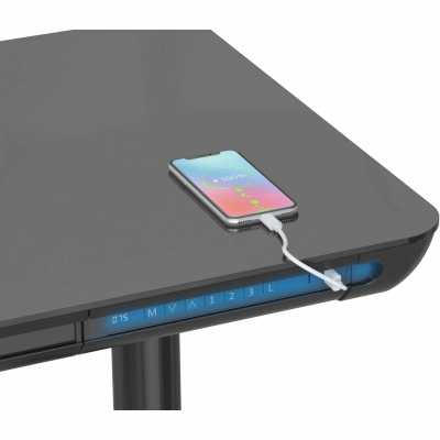 стол компьютерный Cactus CS-EGD-BK-LED