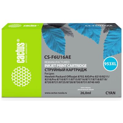 картридж Cactus CS-F6U16AE