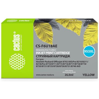 картридж Cactus CS-F6U18AE