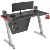 игровой стол Cactus CS-GTZ-SL-CARBON-RED