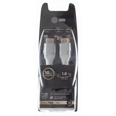 кабель Cactus CS-HDMI.2.1-1.8
