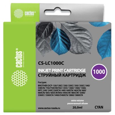 картридж Cactus CS-LC1000C