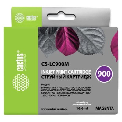 картридж Cactus CS-LC900M