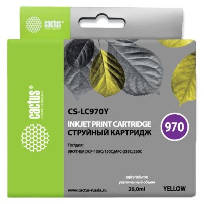 картридж Cactus CS-LC970Y