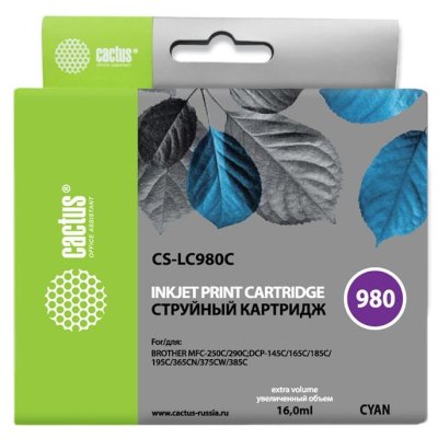 картридж Cactus CS-LC980C