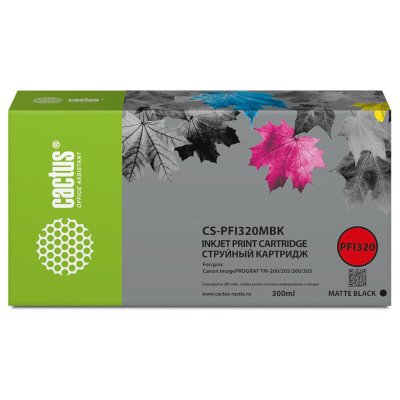 картридж Cactus CS-PFI320MBK