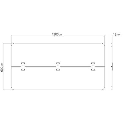 столешница Cactus CS-TD2-LR