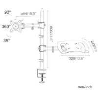 кронштейн Cactus CS-VM-LH07-AL