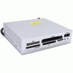 картридер Card readers Internal 3.5'' 63-in-1 HighPaq Silver