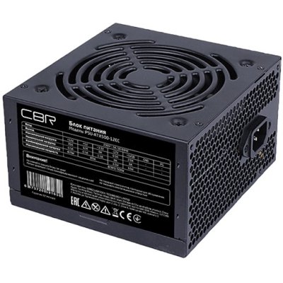блок питания CBR 500W PSU-ATX500-12EC