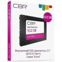 SSD диск CBR Extra 512Gb SSD-512GB-2.5-EX21