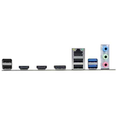 Материнская плата CBR H610, LGA1700, Intel H610, 2xDDR4, 4xSATA, 1xM.2, 1xPCIe 4.0 x16, DisplayPort, HDMI, D-Sub, 1x1Gb LAN, 3x3.5 мм, 7.1, microATX, фото2