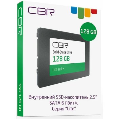 SSD диск CBR Lite 128Gb SSD-128GB-2.5-LT22