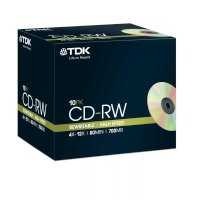 диск CD-RW TDK HiSpeed 16-24x, 700Mb