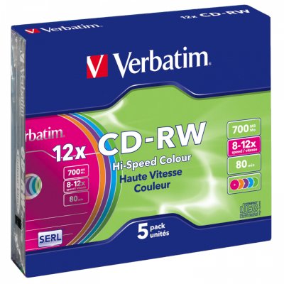 диск CD-RW Verbatim 43167