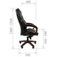 офисное кресло Chairman 406 Black 7027813