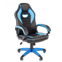 игровое кресло Chairman Game 16 Black-Blue