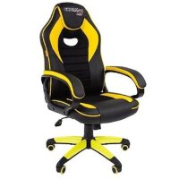 игровое кресло Chairman Game 16 Black-Yellow