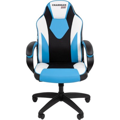 игровое кресло Chairman Game 17 Black-Blue-White 7213492
