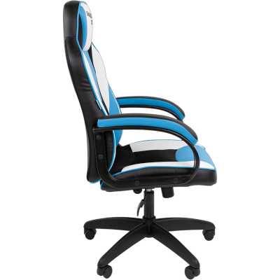 игровое кресло Chairman Game 17 Black-Blue-White 7213492