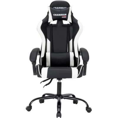 игровое кресло Chairman Game CH41 Black-White