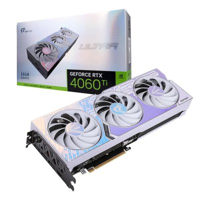 видеокарта Colorful nVidia GeForce RTX 4060 Ti Ultra W OC 16GB-V