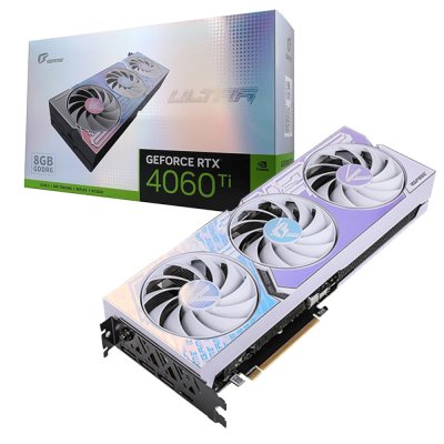 видеокарта Colorful nVidia GeForce RTX 4060 Ti Ultra W OC 8GB-V