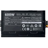 блок питания Cooler Master Elite V3 600W MPW-6001-ACABN1-EU