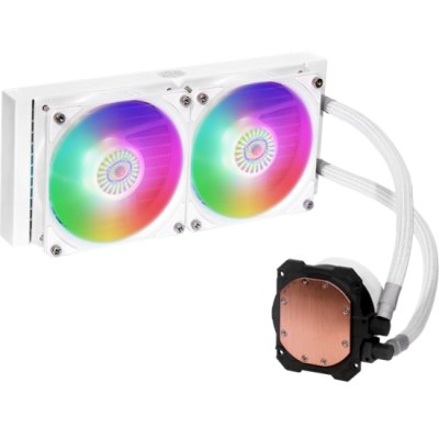 система водяного охлаждения Cooler Master MasterLiquid ML240L ARGB White Edition V2 MLW-D24M-A18PW-RW