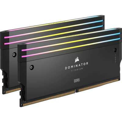 Corsair Dominator Titanium RGB Black CMP64GX5M2X6600C32