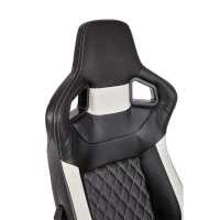 игровое кресло Corsair Gaming T1 Race Black-White